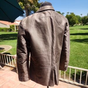 Emporio Armani Rugged Metallic Bronze Coat